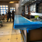 Behind the Scenes: Installation of 30-Foot Zinc Bar Top at DC Ranch Clubhouse